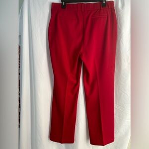 Candy apple red trousers